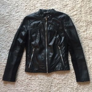 Express Faux Leather Moto Jacket